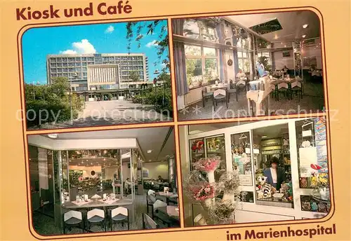 AK / Ansichtskarte Herne_Westfalen Kiosk Cafe Marienhospital Herne_Westfalen