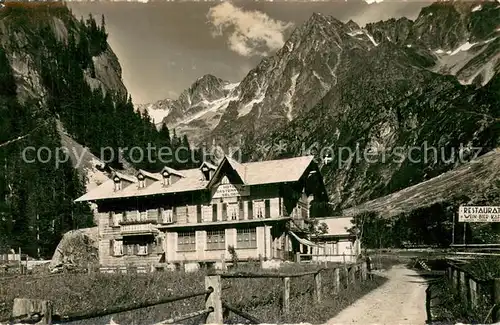 AK / Ansichtskarte Kandersteg_BE Hotel Gasterntal mit Birghorn und Sackhorn Kandersteg_BE