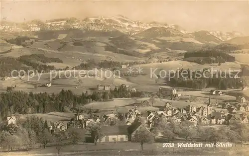 AK / Ansichtskarte Waldstatt_AR mit Saentis Waldstatt_AR
