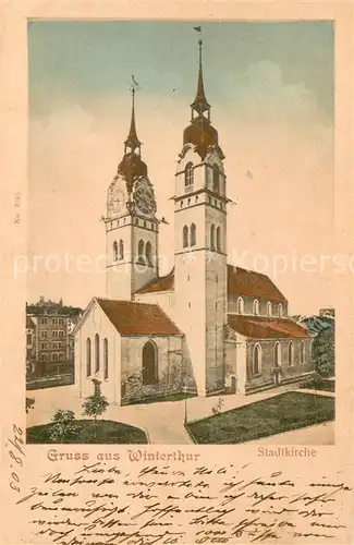 AK / Ansichtskarte Winterthur__ZH Stadtkirche 