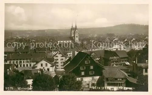 AK / Ansichtskarte Winterthur__ZH Stadtansicht mit Kirche 