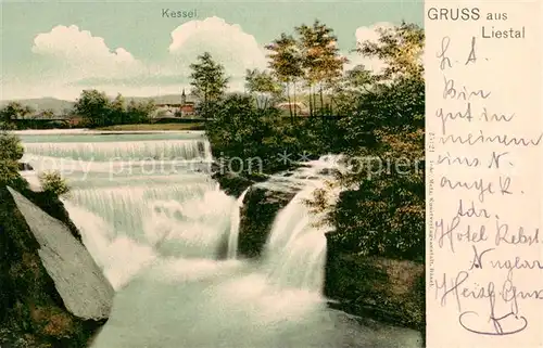 AK / Ansichtskarte Liestal_BL Kessel Wasserfall 