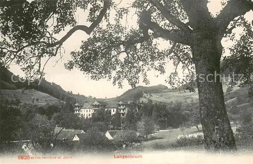 AK / Ansichtskarte Langenbruck__BL Teilansicht 