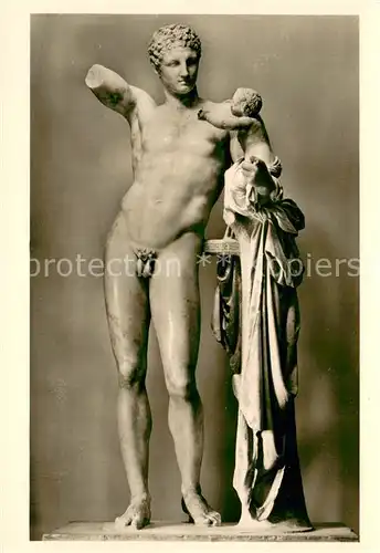 AK / Ansichtskarte Skulpturen Hermes des Praxiteles 