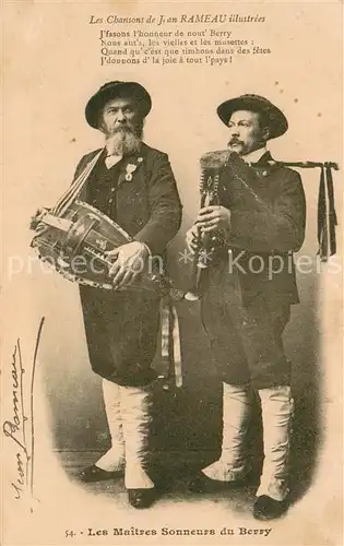 AK / Ansichtskarte Musikinstrument Jean Rameau 