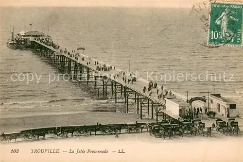 AK / Ansichtskarte Trouville sur Mer Jetee Promenade Trouville sur Mer