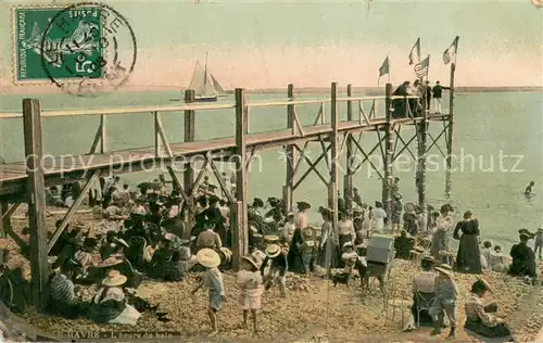 AK / Ansichtskarte Le_Havre L heure de bain sur la plage Le_Havre