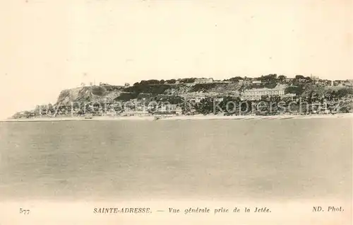 AK / Ansichtskarte Sainte Adresse Vue generale prise de la jetee Sainte Adresse