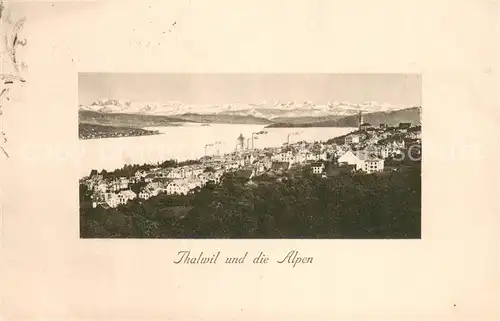 AK / Ansichtskarte Thalwil_ZH Panorama 