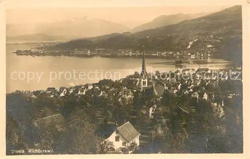 AK / Ansichtskarte Richterswil_ZH Panorama 