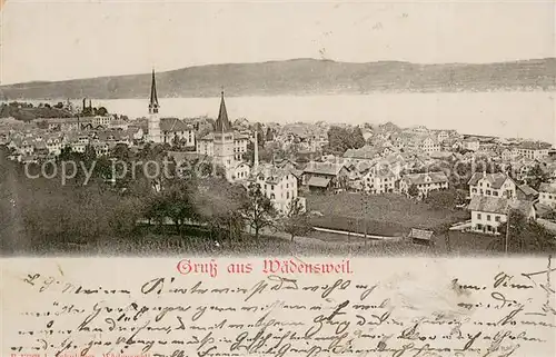 AK / Ansichtskarte Waedenswil_Waedensweil_ZH Panorama 