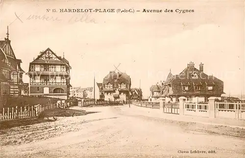 AK / Ansichtskarte Hardelot_Plage_62 Avenue des Cygnes 