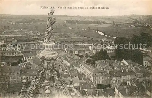AK / Ansichtskarte Luneville_54 Vue de l une des Tours de l Eglise Saint Jacques 