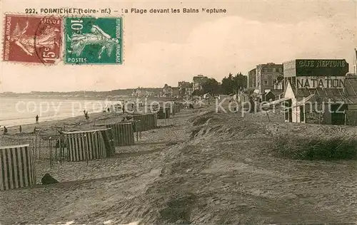 AK / Ansichtskarte Pornichet La plage devant les Bains Neptune Pornichet