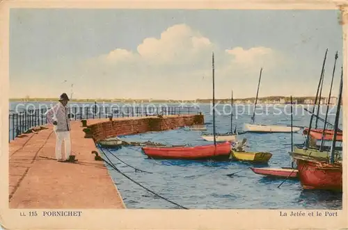 AK / Ansichtskarte Pornichet La jetee et le port Pornichet