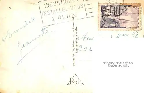 AK / Ansichtskarte Reims_51 Cathedral vue panoramique Champagne 