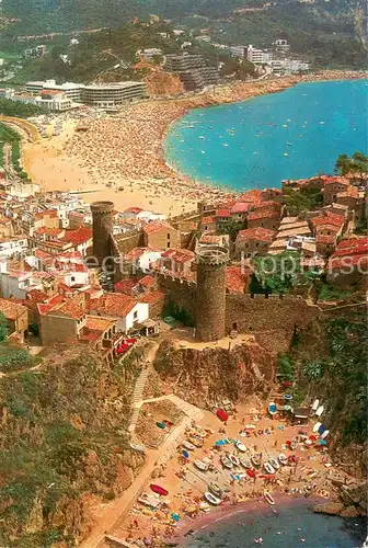 AK / Ansichtskarte Tossa_de_Mar Plages Tours vue aerienne Tossa_de_Mar