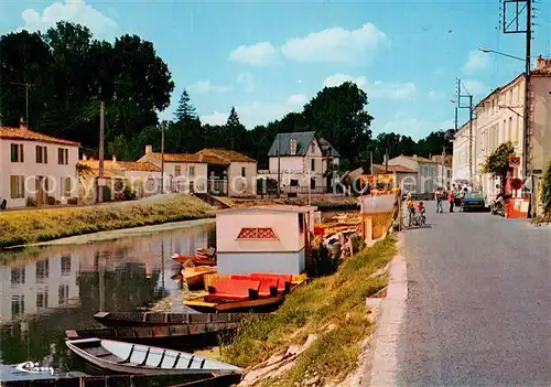 AK / Ansichtskarte Coulon Embarcaderes sur les bords de la Sevre Niortaise Coulon