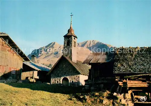 AK / Ansichtskarte Le_Grand Bornand Vieux village du Chinaillon Eglise Le_Grand Bornand