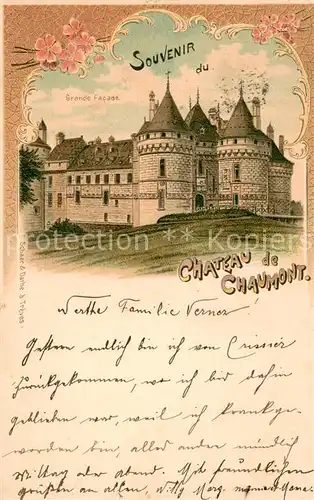 AK / Ansichtskarte Chaumont_41 sur Loire_CHATEAU Grande Facade 