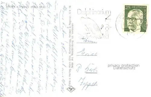 AK / Ansichtskarte Velden_Mittelfranken Panorama Velden Mittelfranken