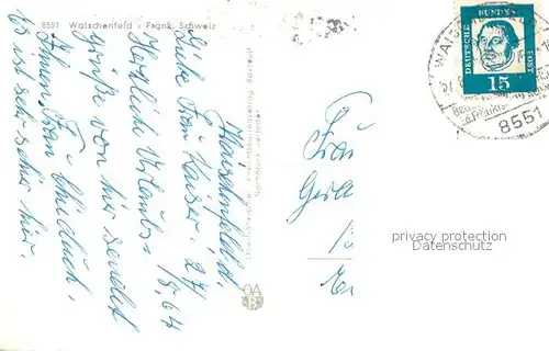 AK / Ansichtskarte Waischenfeld Panorama Waischenfeld