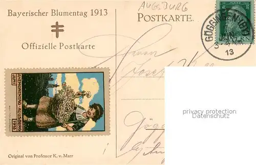 AK / Ansichtskarte Goeggingen_Bayern Bayerischer Blumentag Goeggingen Bayern