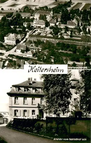 AK / Ansichtskarte Heitersheim Malteserschloss Ansicht vom Schlosshof Heitersheim