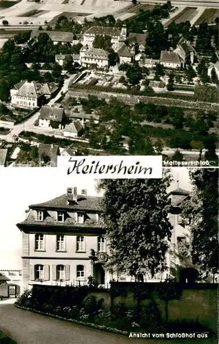 AK / Ansichtskarte Heitersheim Malteserschloss Ansicht vom Schlosshof Heitersheim