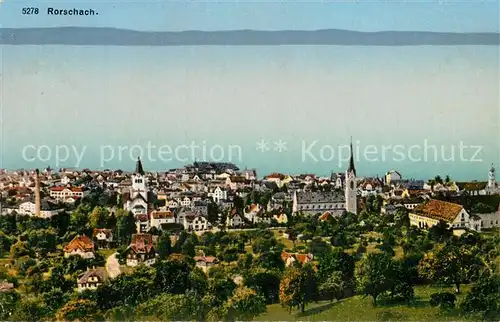 AK / Ansichtskarte Rorschach_Bodensee_SG Panorama 