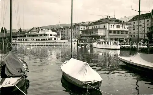 AK / Ansichtskarte Rorschach_Bodensee_SG Hafenpartie 