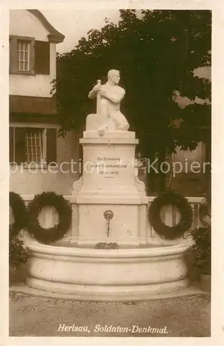 AK / Ansichtskarte Herisau_AR Soldaten Denkmal Herisau_AR