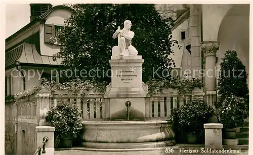 AK / Ansichtskarte Herisau_AR Soldatendenkmal Herisau_AR