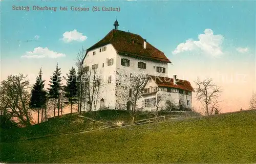 AK / Ansichtskarte Gossau_SG Schloss Oberberg Gossau_SG