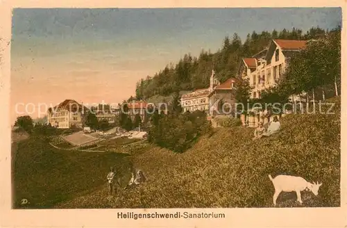 AK / Ansichtskarte Thun_BE Heiligenschwendi Sanatorium Thun_BE