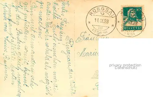 AK / Ansichtskarte Rueegsau Kirche Rueegsau