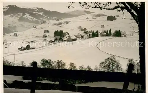 AK / Ansichtskarte Oberiberg Panorama Ferienheim Neuhoefli Feldpost Oberiberg