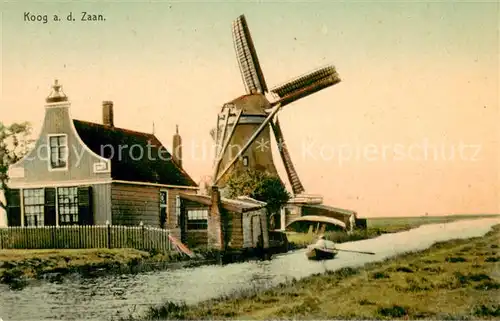AK / Ansichtskarte Koog_aan_de_Zaan Molen Koog_aan_de_Zaan