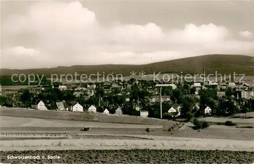 AK / Ansichtskarte Schwarzenbach_Saale Panorama Schwarzenbach_Saale