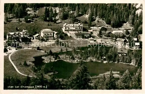 AK / Ansichtskarte Champex_Lac_VC Panorama 