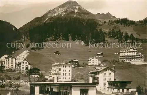 AK / Ansichtskarte Davos_Dorf_GR Panorama Davos_Dorf_GR