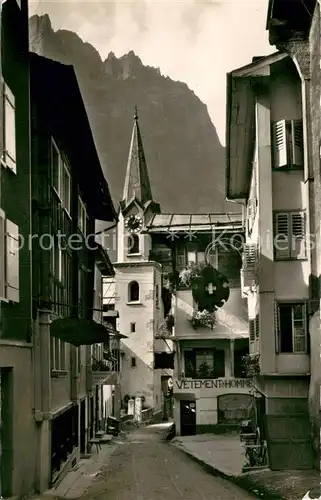 AK / Ansichtskarte Leukerbad_VS Dorfstrasse 
