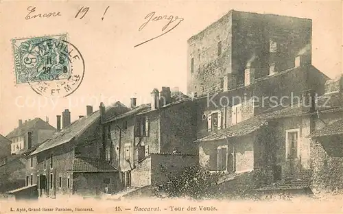 AK / Ansichtskarte Baccarat_54 Tour des Voues 