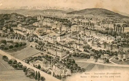 AK / Ansichtskarte Bern_BE Inselspital Panorama Bern_BE