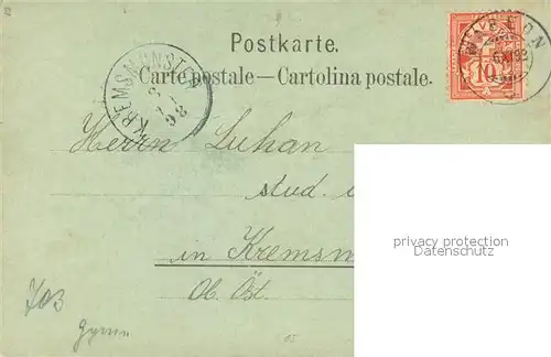 AK / Ansichtskarte Bern_BE Kesslergasse und Muenster Bern_BE