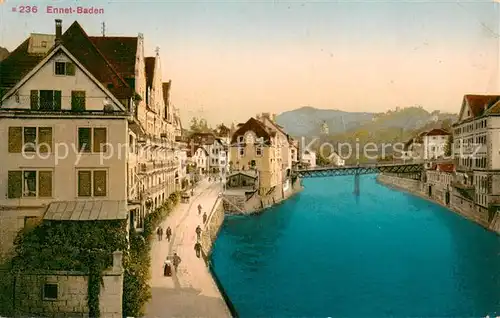 AK / Ansichtskarte Ennet Baden_Ennetbaden_AG Teilansicht 