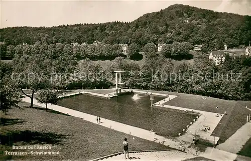 AK / Ansichtskarte Baden__AG Terrassen Schwimmbad 