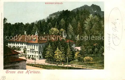 AK / Ansichtskarte Herisau_AR Heinrichsbad Herisau_AR