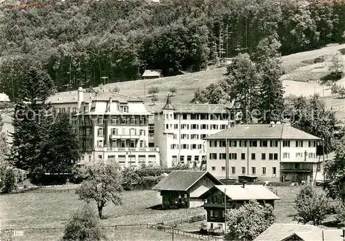 AK / Ansichtskarte Lungern Haus St Josef mit Marien und Josefsburg Lungern