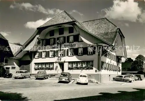 AK / Ansichtskarte Langnau_Emmental Hotel Hirschen Langnau Emmental